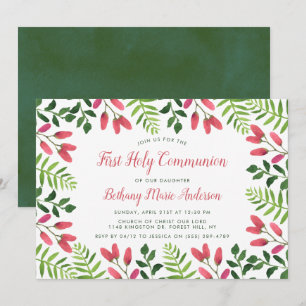Convites Comunidade Sagrada Ou Confirmação De Primavera