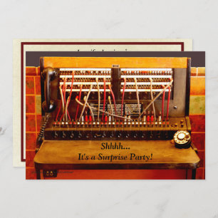 Convites Comutador Surpresa 75ª Festa de aniversário Invite