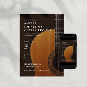 Convites Concerto de Música Clássica de Guitarra