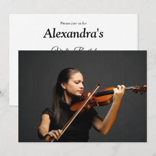 Convites Concerto de Recital de Violino Música Clássica