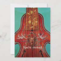 CONCERTO,MÚSICA,CASAMENTO,Vermelho Azul Turquesa C