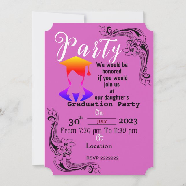 Convites Conclua o curso   (Frente)