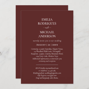 Convites Concurso Caseiro Espanhol BILINGUAL Nuestra Boda