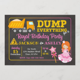 Convites Concurso de Aniversário para a Construção e Prince