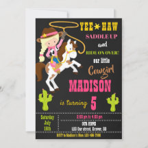 Concurso de aniversário para a garota Wild West ro