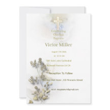 Concurso de aquarela suave e ouro Cross Baptism