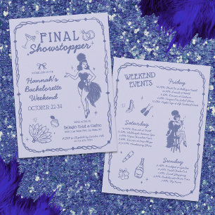 Convites Concurso de Bachelorette Final da Showstopper