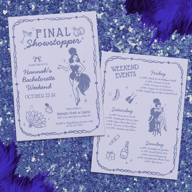 Convites Concurso de Bachelorette Final da Showstopper (Criador carregado)