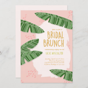 Convites Concurso de Bridal Rosa-Beachy Tropical Brunch