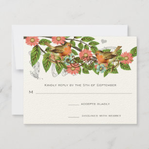 Convites Concurso de Casamento de Aves Marinhas Apple Aqua