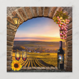 Convites Concurso de Casamento de Vinhas Vinhas de Paisagem