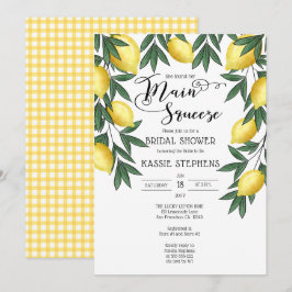 Convites Concurso de Chá de panela Tropical para Limões de 