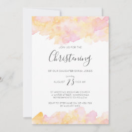 Convites Concurso de Cor d'Água Rosa e Pêssego