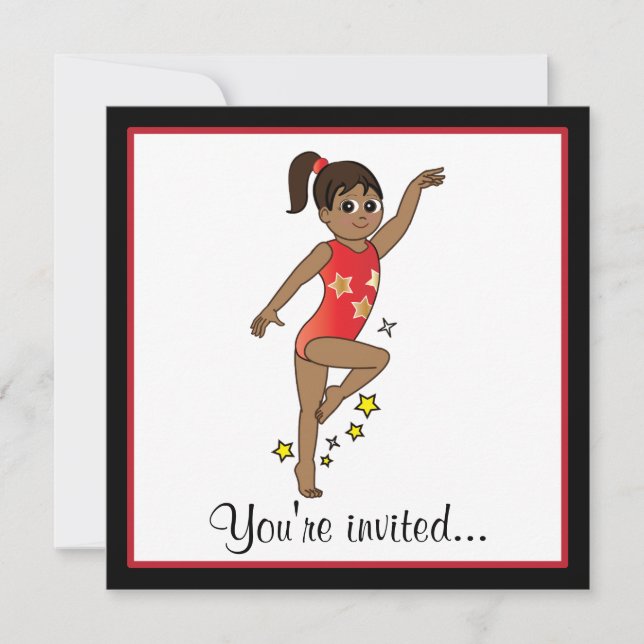 Convites Concurso de Ginástica (Frente)