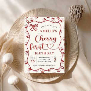 Convites Concurso de Primeiro Aniversário do Coquette Red C