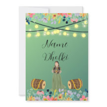 Concurso noturno de Dholki verde