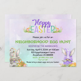 Convites Concurso para Caça de Ovos na Páscoa