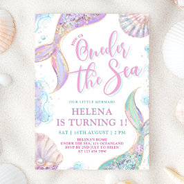 Convites Concurso Para Garota Do primeiro aniversario Do Ma