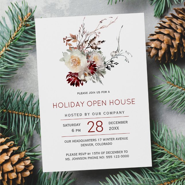 Convites Concurso público de férias de inverno elegante (Criador carregado)