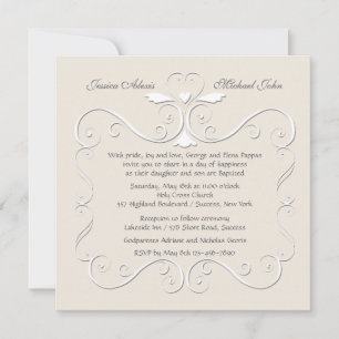 Convites Concurso Religioso do Coração de Tender Personaliz