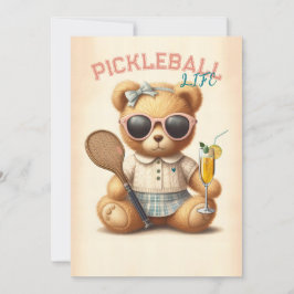 Convites Concursos para Torneio em Festa de Pickleball