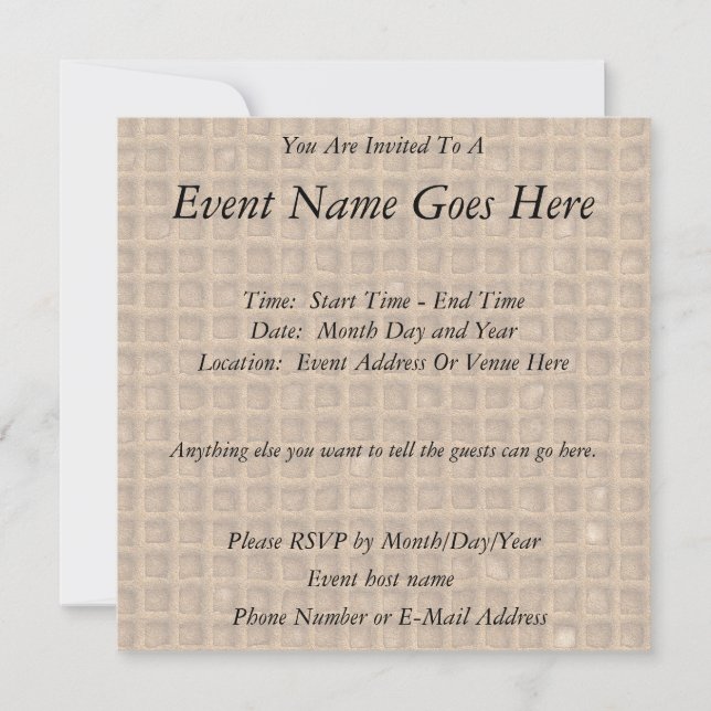 Convites Cone do Waffle (Frente)