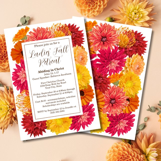 Convites Conferência ou Evento de Retretação de Mulheres da (Criador carregado)