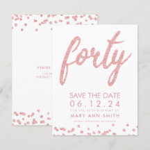 Confetti de Data de Salvamento do aniversário de 4