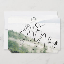 Convites "Confie em Deus sempre