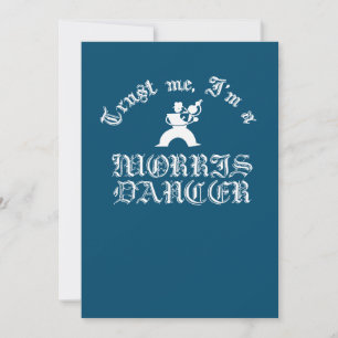 Convites Confie em Mim, Eu Sou um Dançarino Morris Design B