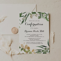 Confirmação da Folhagem Verde Dourada Tropical