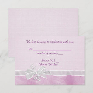 Convites Confirmação de Casamento com Laço Branco