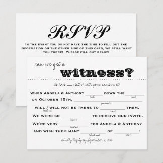 Convites Confirmação de Casamento (preenchimento)