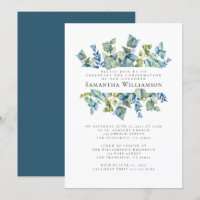 Confirmação de Flores de Aquarela Modernas