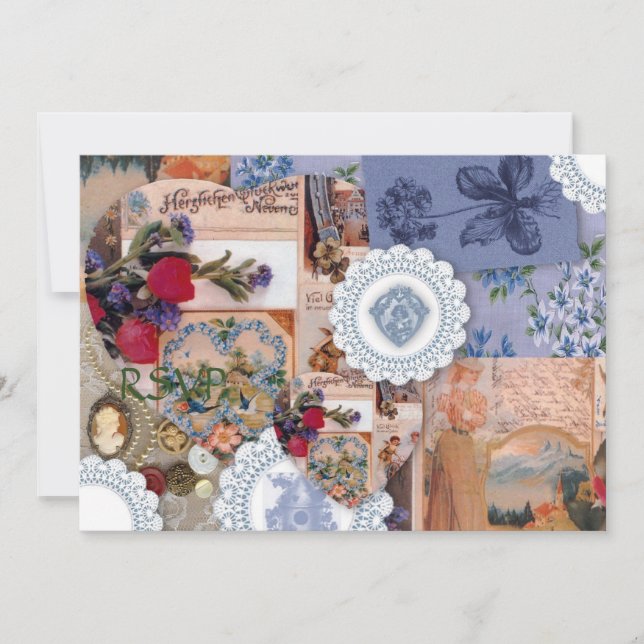 Convites Confirmação de Presença para Recepção de Casamento (Frente)