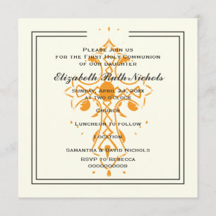 Convites Confirmação do Batismo da Primeira Comunhão da Cru