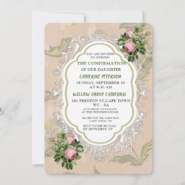 Convites Confirmação do Jardim Bush Vitoriano