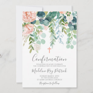 Convites Confirmação Floral