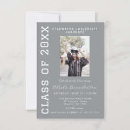 Convites Congratulations Graduate Photo Party Invitation