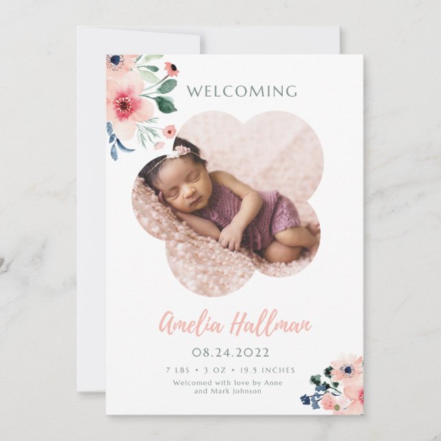 Convites Conheça Nosso Presente De Precioso. Finalmente Aqu (Frente)