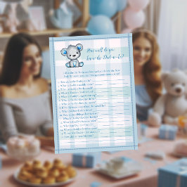 Convites Conhece Papai Melhor Jogo de Chuveiro de Bebê Urso