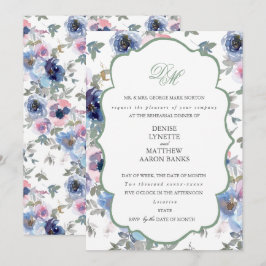 Convites Conjunto Casamento Terno Basil Verde