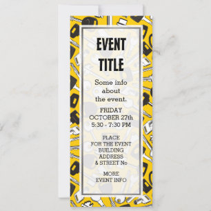 Convites Conjunto de Chaves de Fundo