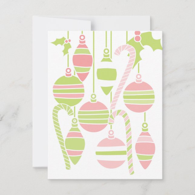 Convites Conjunto de Feriados Doce (Frente)