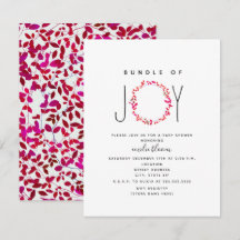 Conjunto De Joy Girly Greenery Wreath Chá de frald