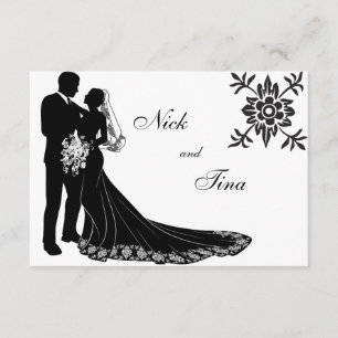 Convites Conjunto de silhueta #3