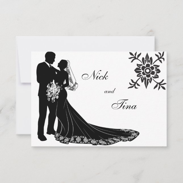 Convites Conjunto Silhuette #3 (Frente)