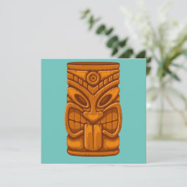 Convites Conjunto Tiki Mask Corn Hole 