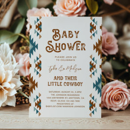 Convites Conjuntos Para Bebê De Cowboy
