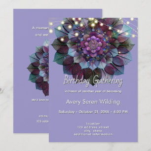 Convites Conselho das Folhas   Arte Mandala P&B